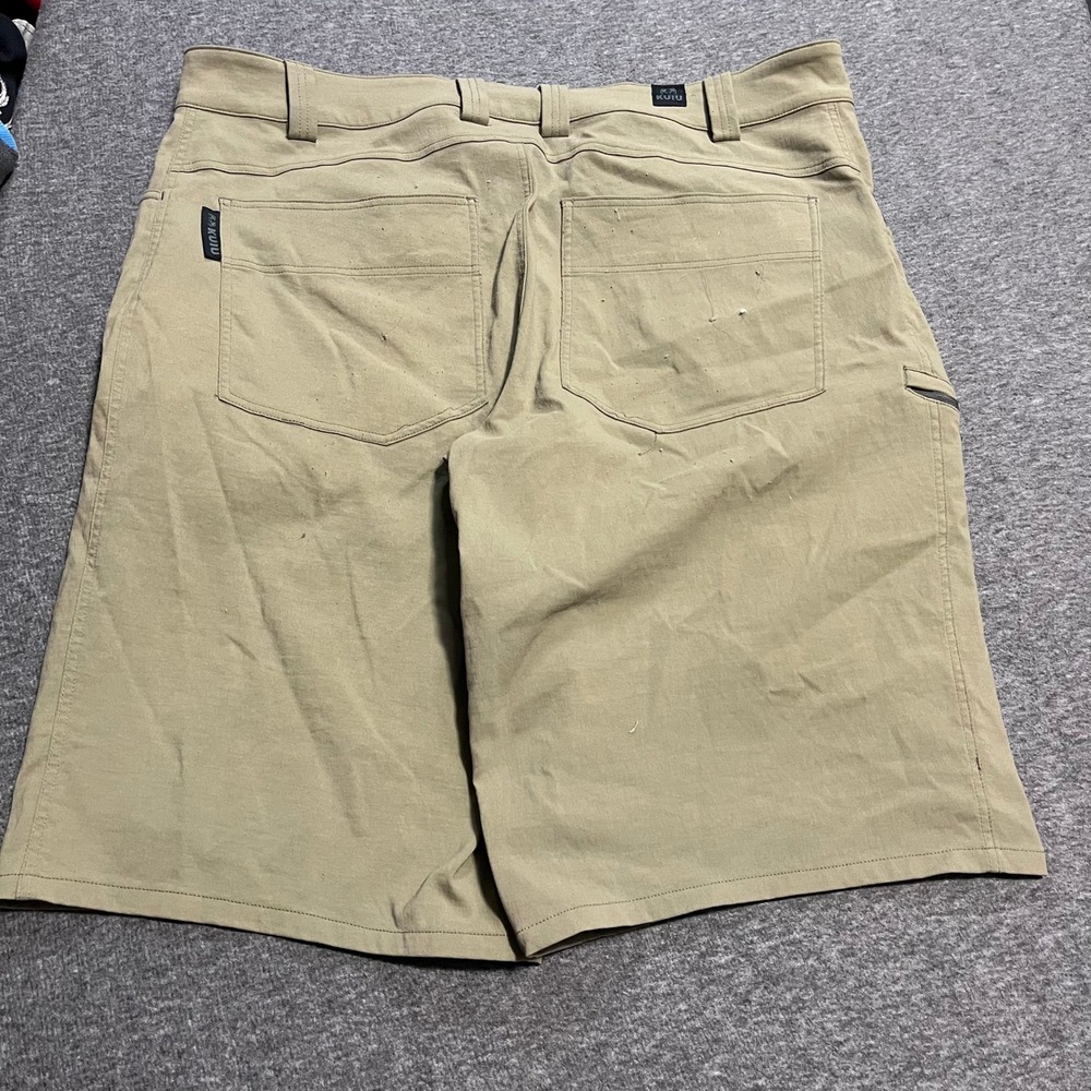 KUIU Tiburon Shorts Mens 36 Khaki Tan Technical Hunting Hiking Outdoor Pockets